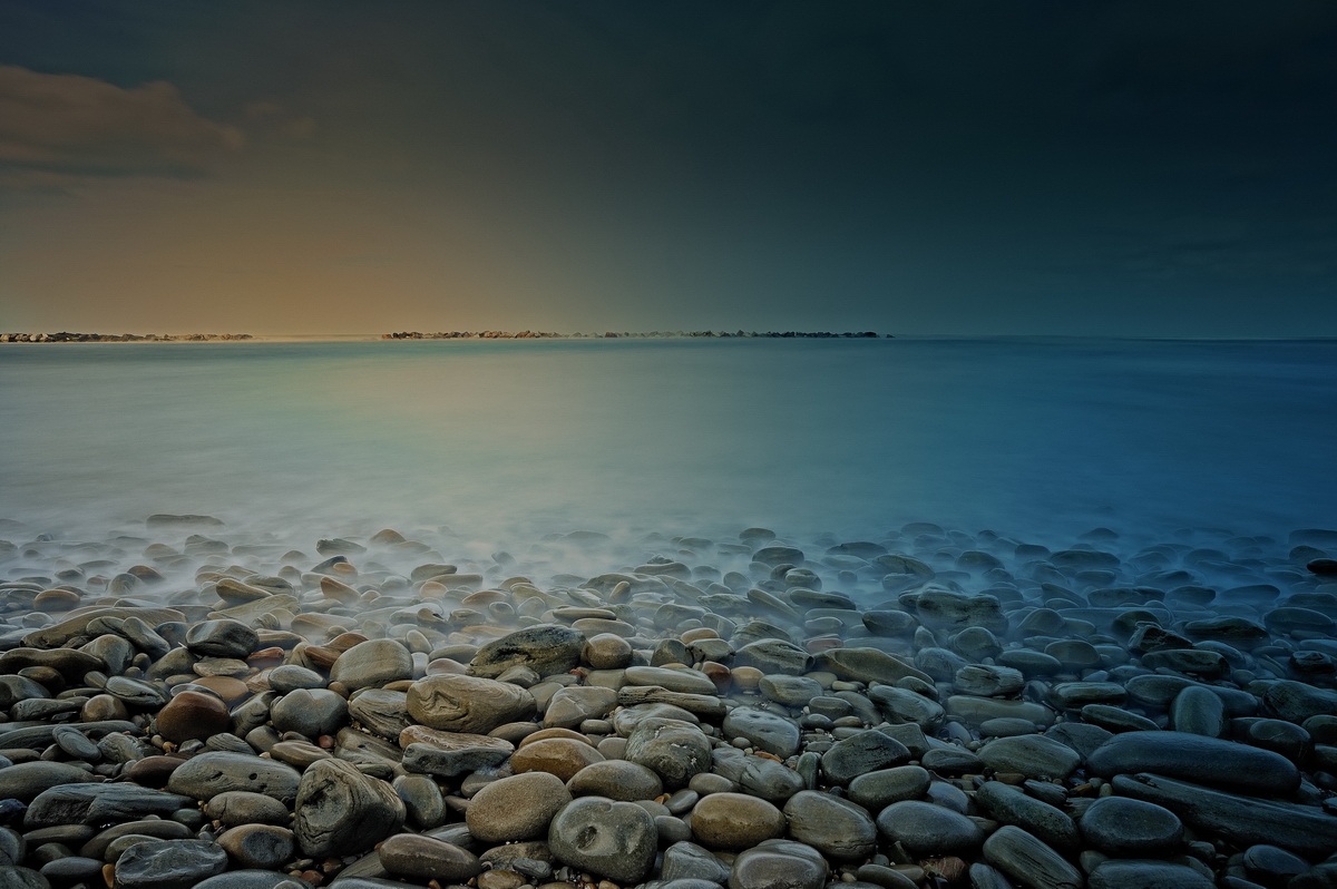 Stones in the sea...