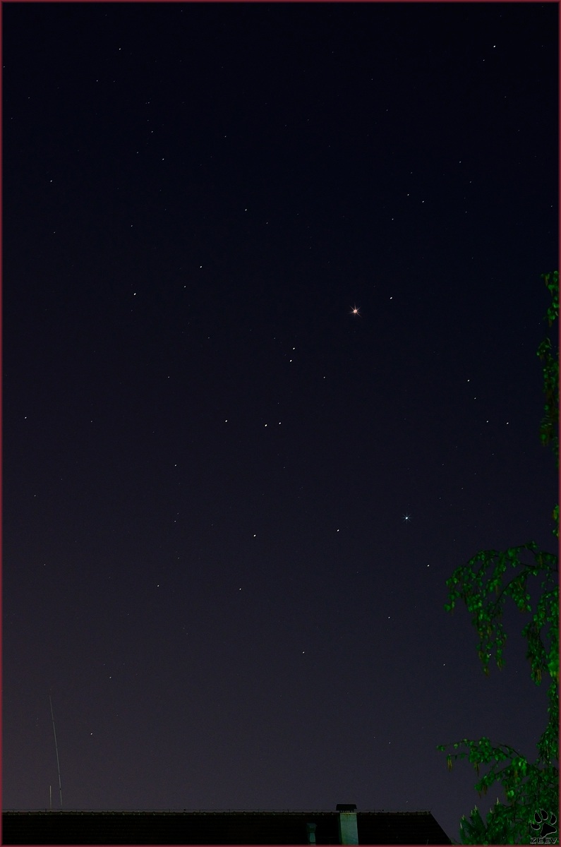 Mars and Spica...