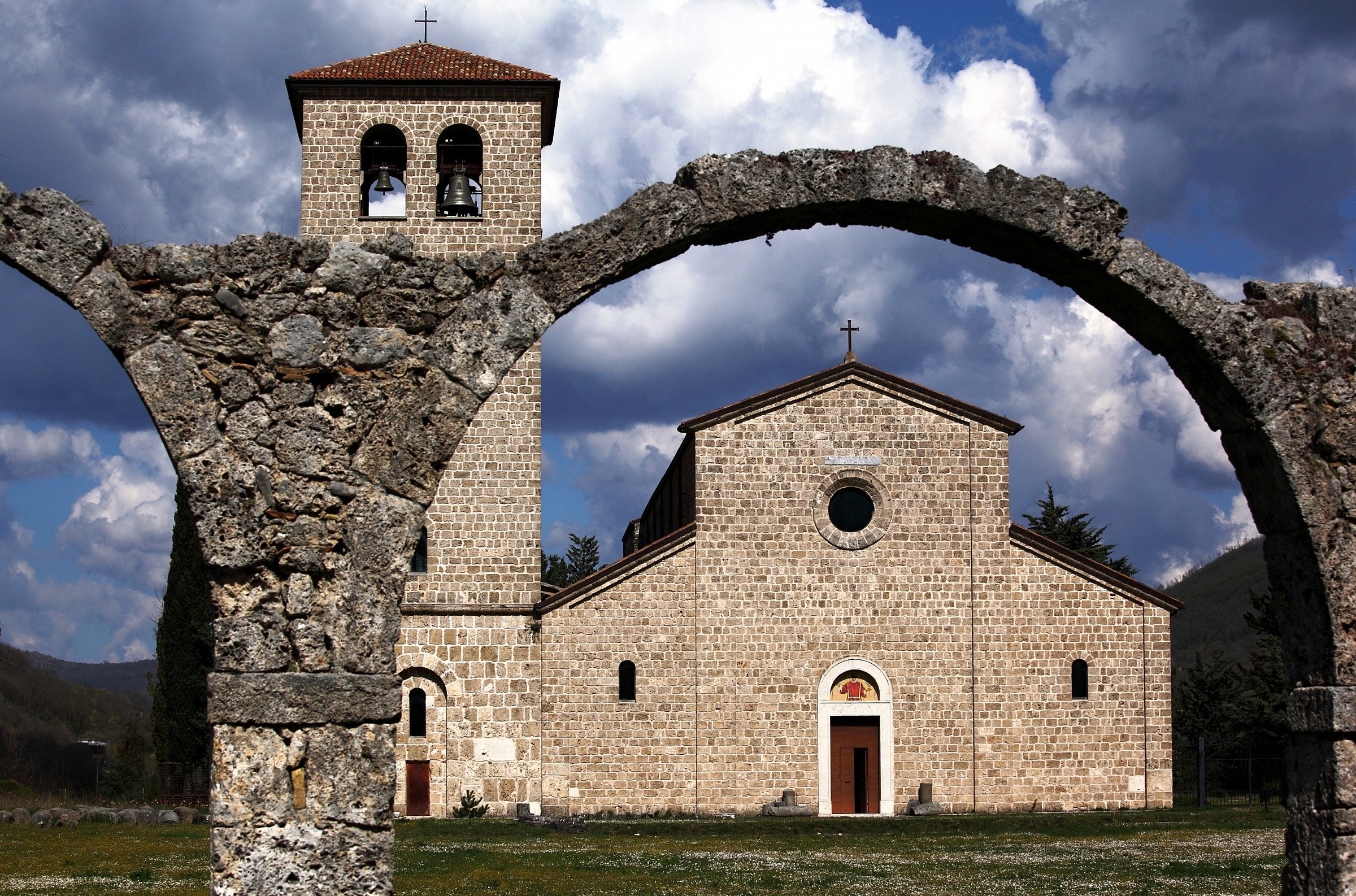 The abbey of San Vincenzo al Volturno...