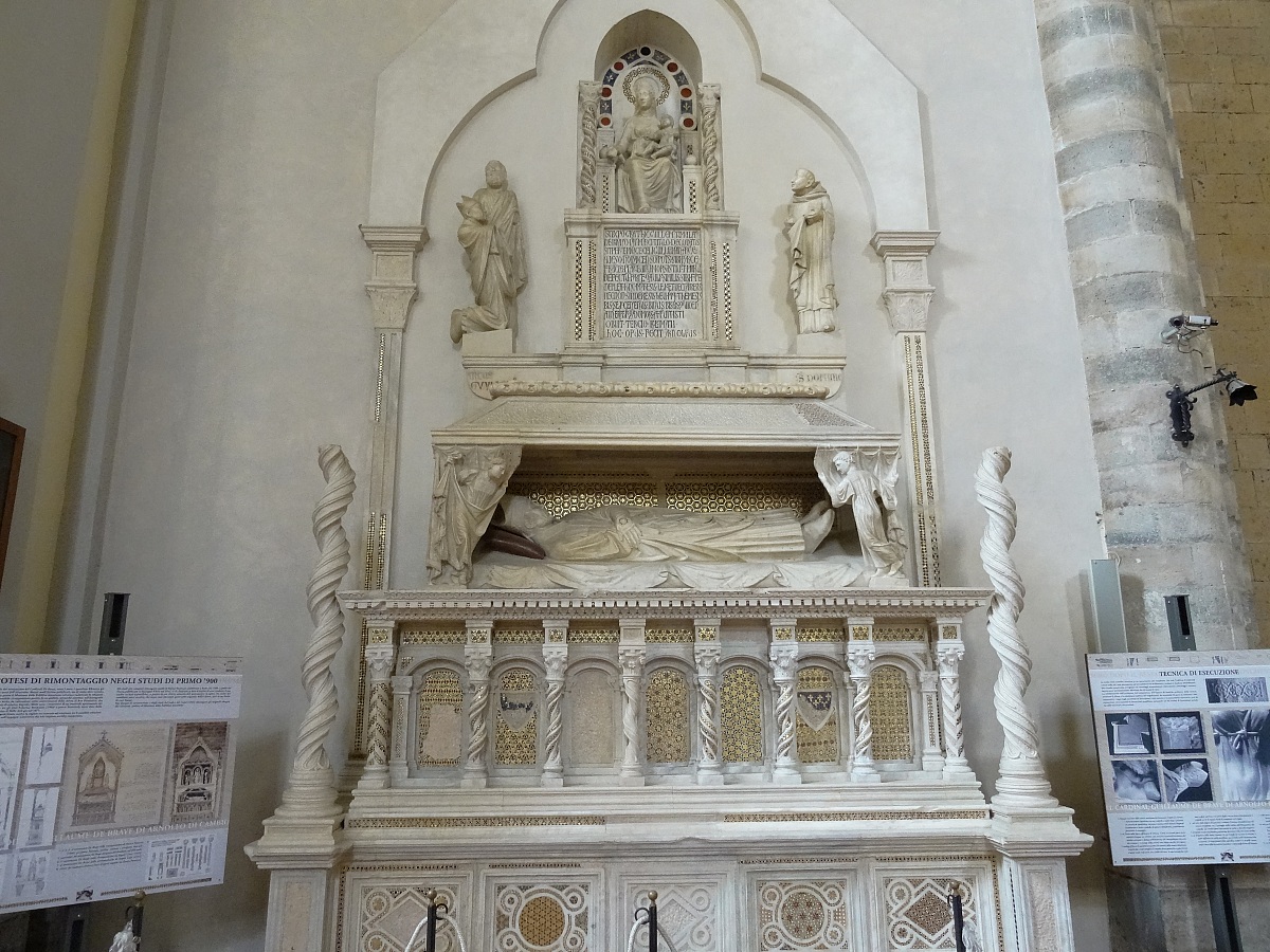 Tomb in the Cathedral of Orvieto...