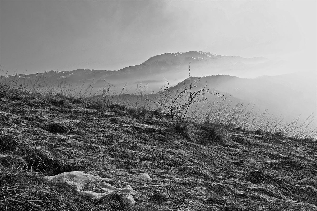 Last snow on the hill F.Fermo (bg)...