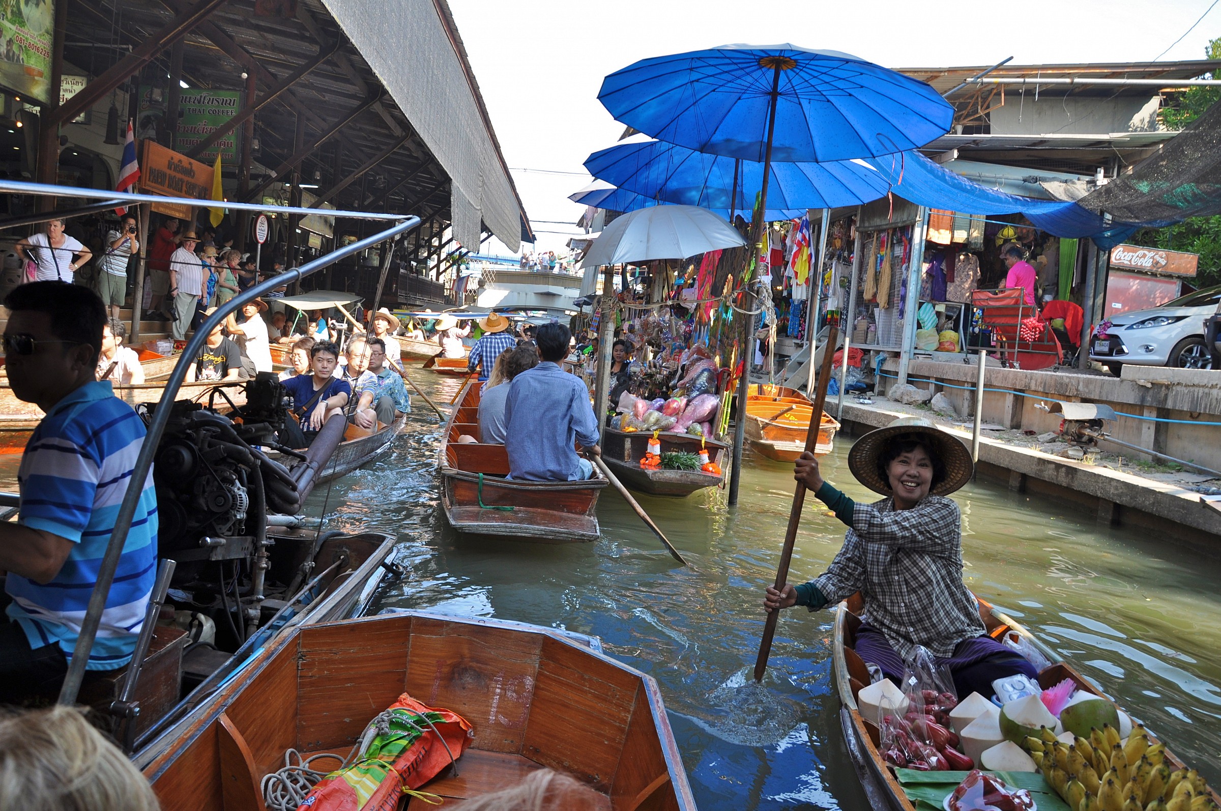 Mercato galleggiante, Thailandia...
