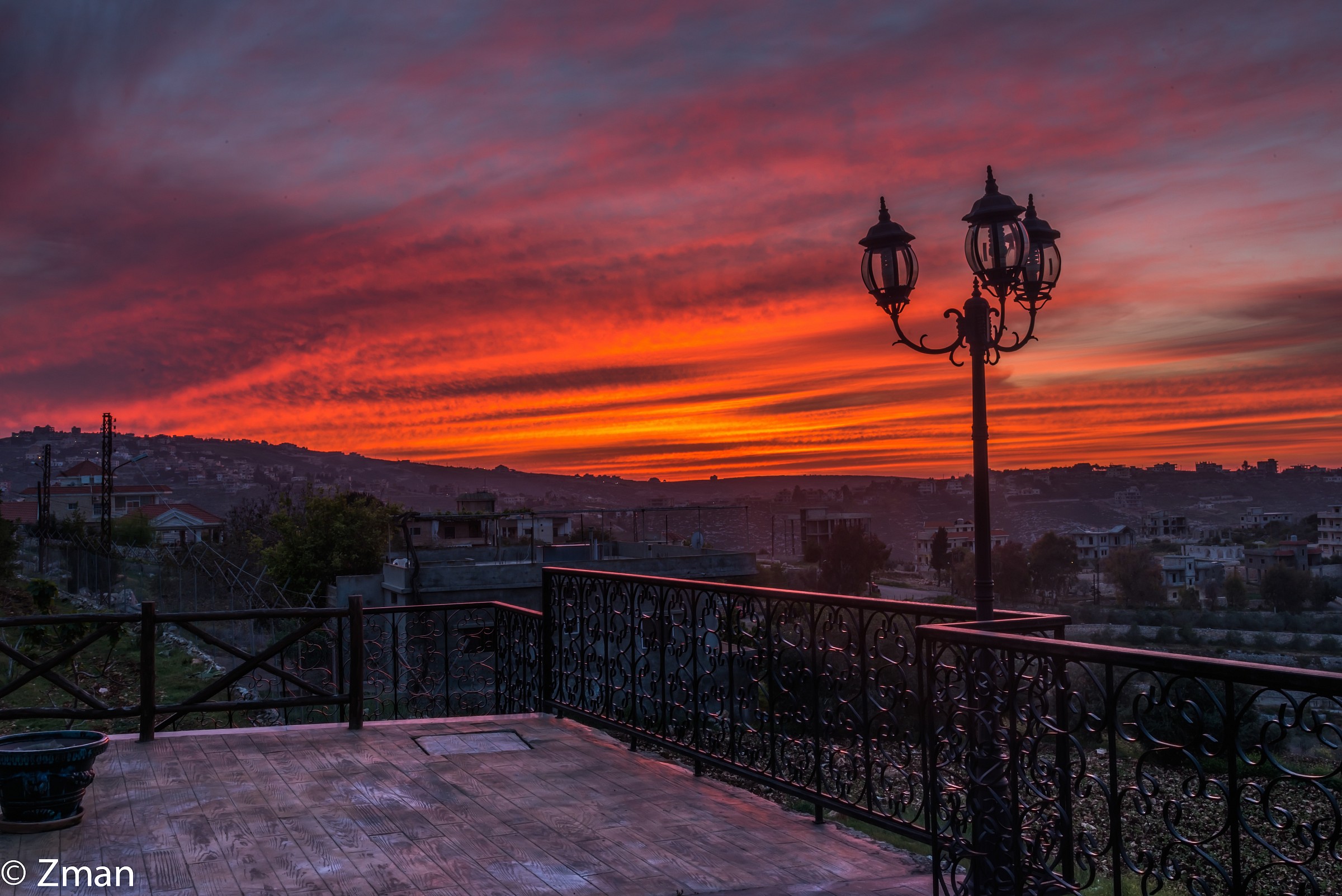 Il tramonto più bello questo inverno...