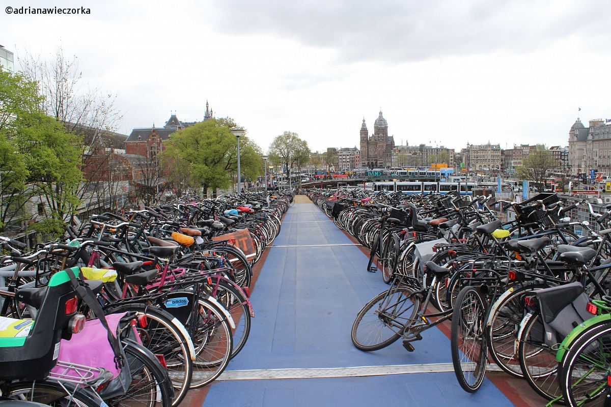 Millions bicycles in Amsterdam...