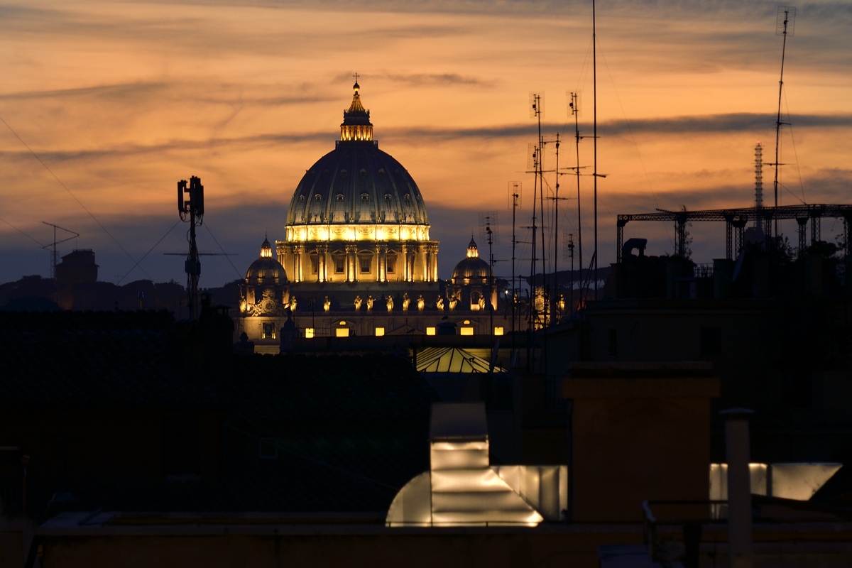 Dai tetti di Roma...