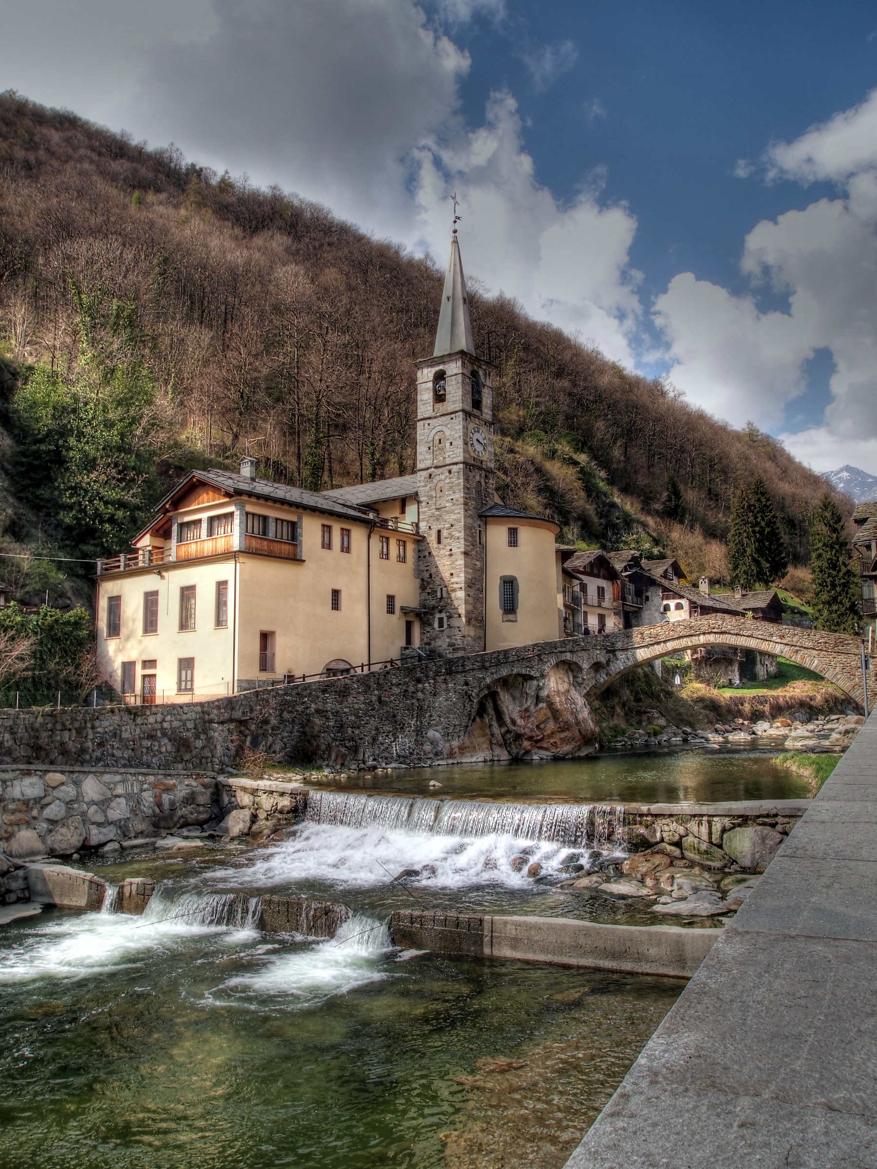 hdr landscape val d'Aosta...