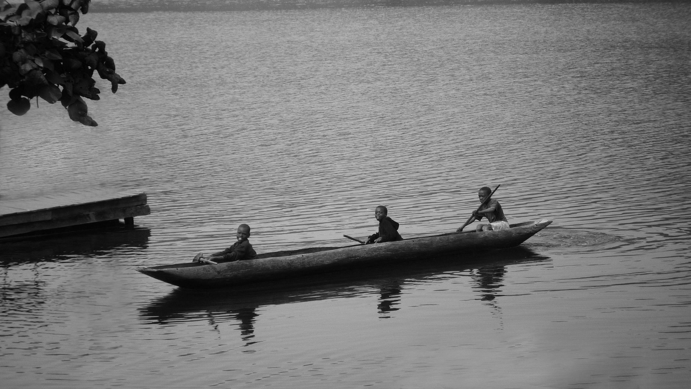 Canoeing...