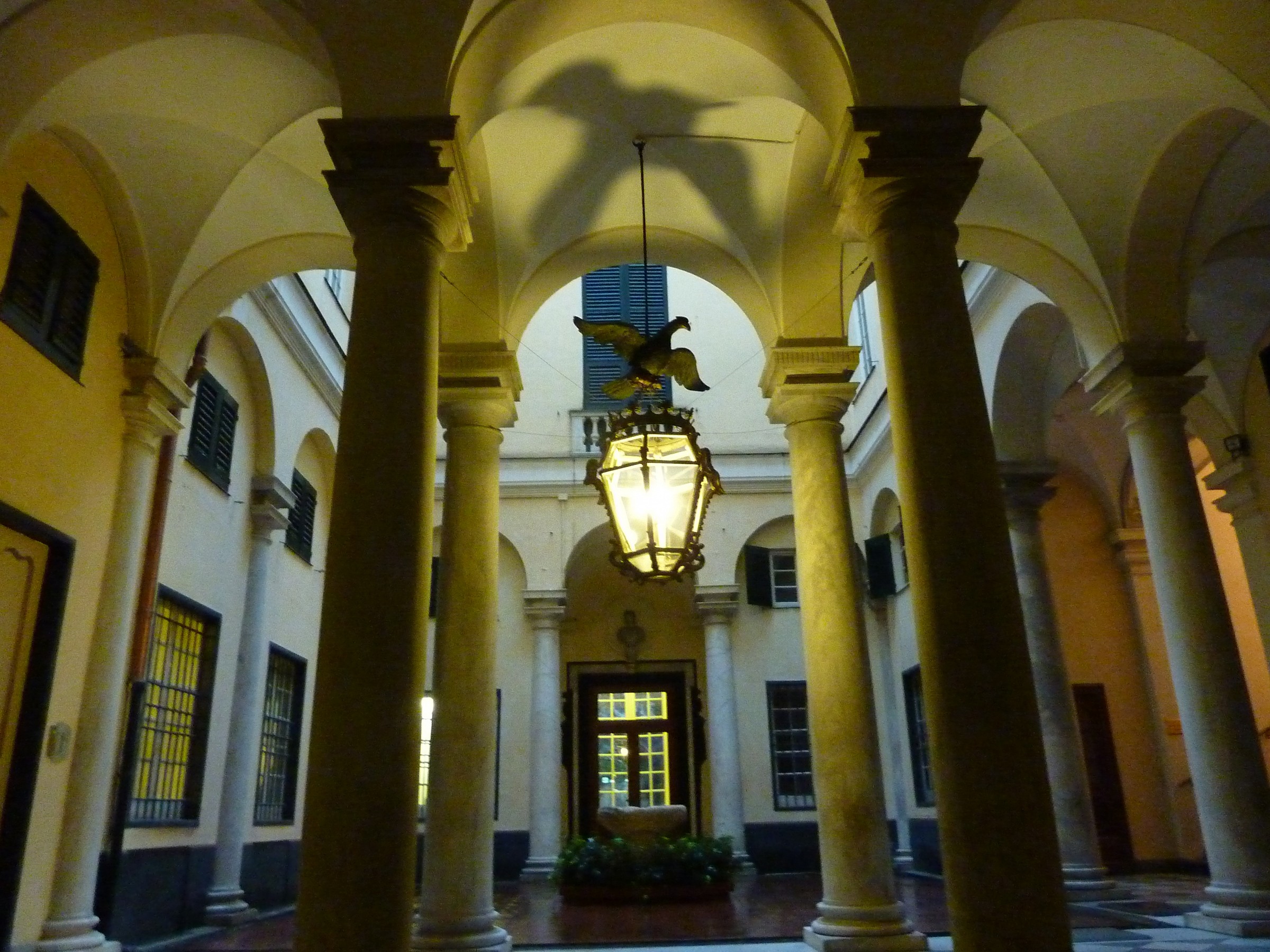 Genoa's historic center building...