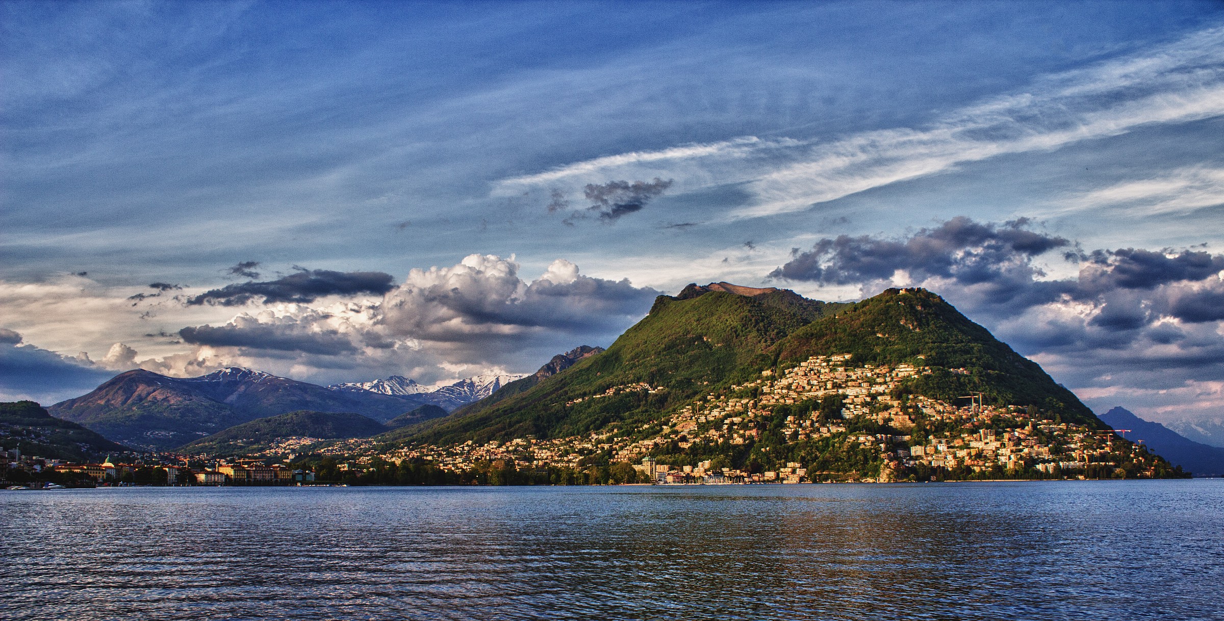 View of Lake Lugano...