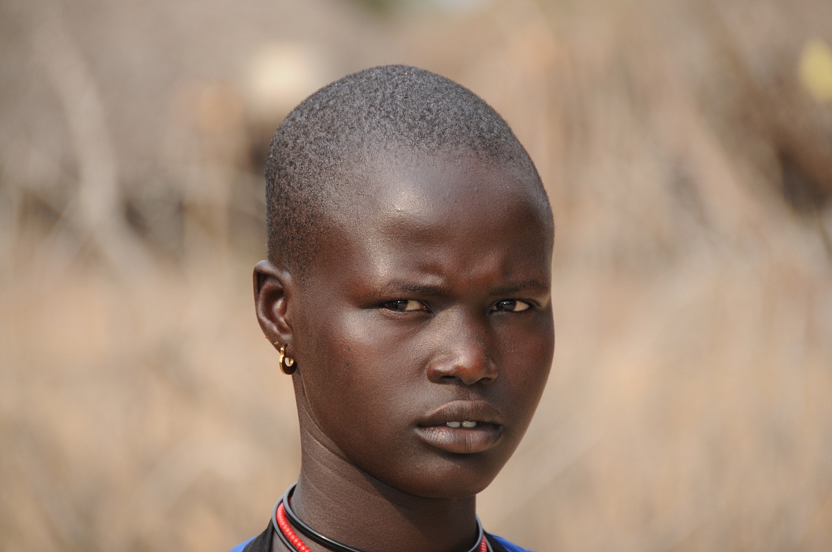 young girl-South Sudan Dinka...