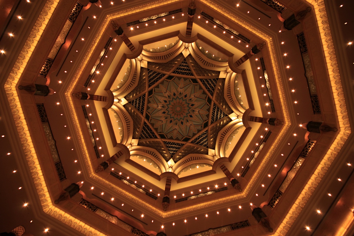 Lobby central dome Emirates Palace...