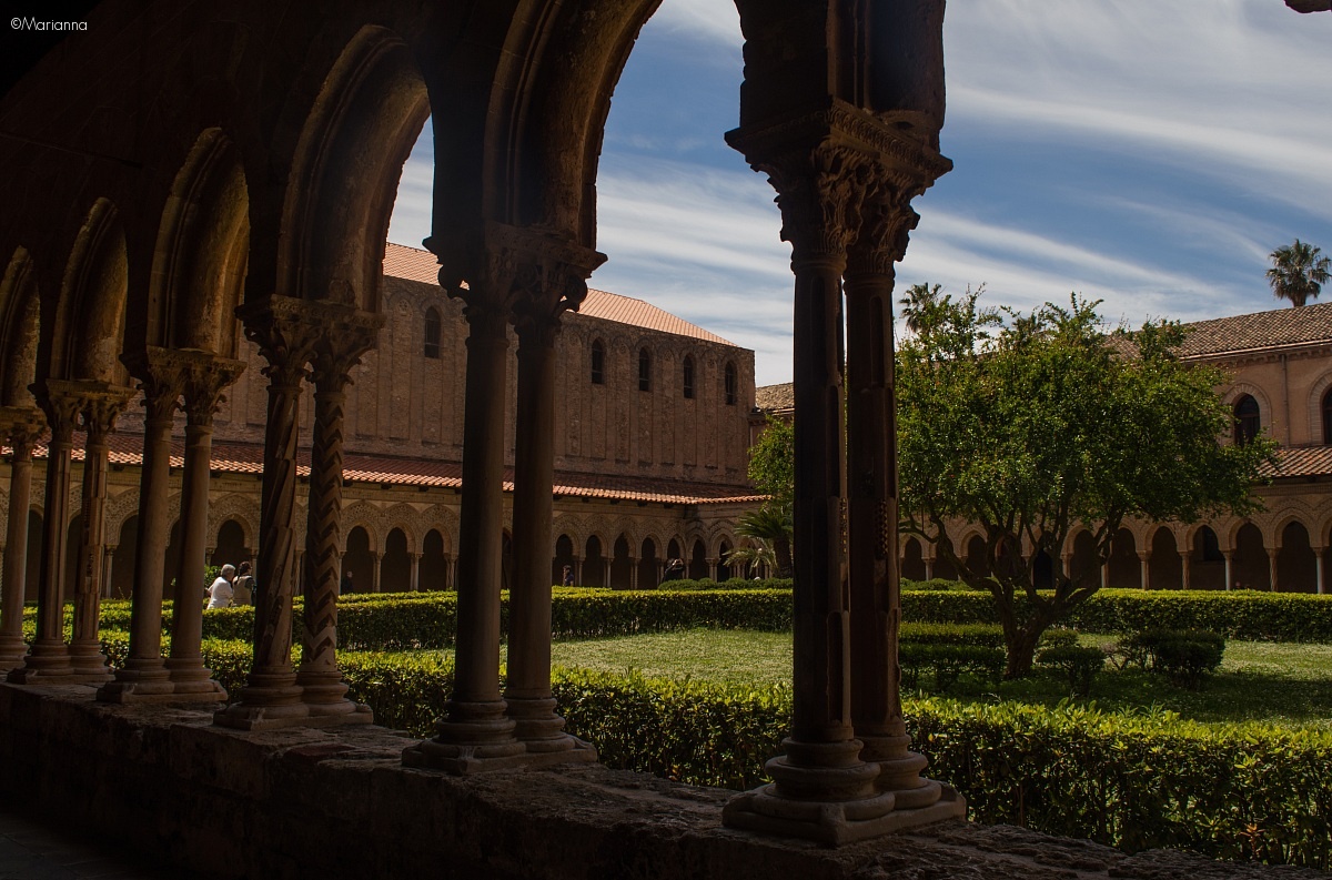 The interior of the Cloister...