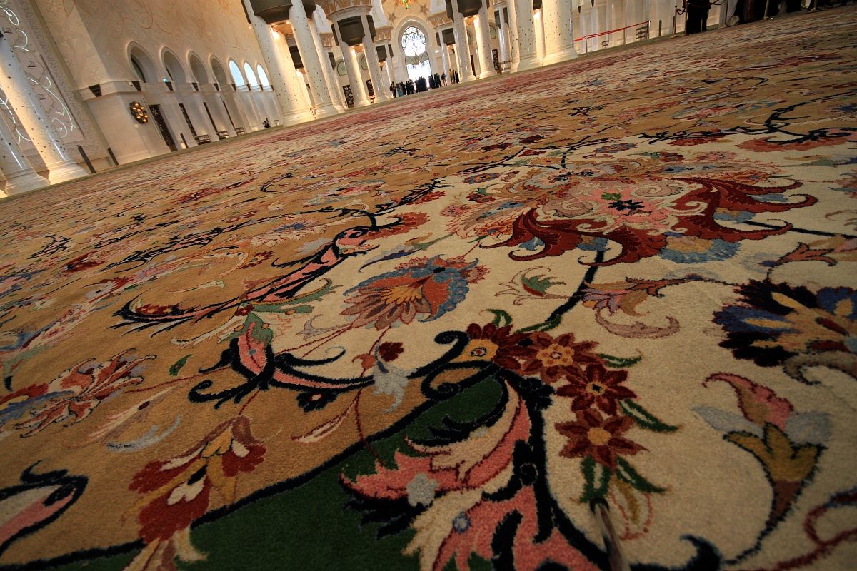 Tappeto della Gran Moschea dello Sceicco Zayed...