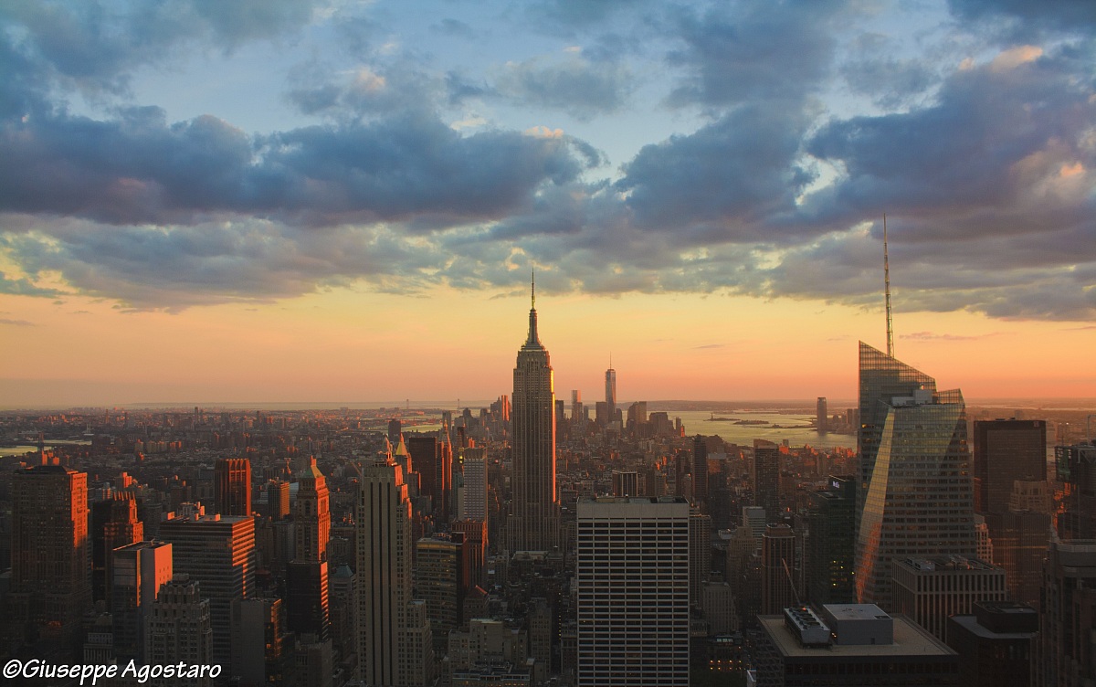 Empire State Building al tramonto...