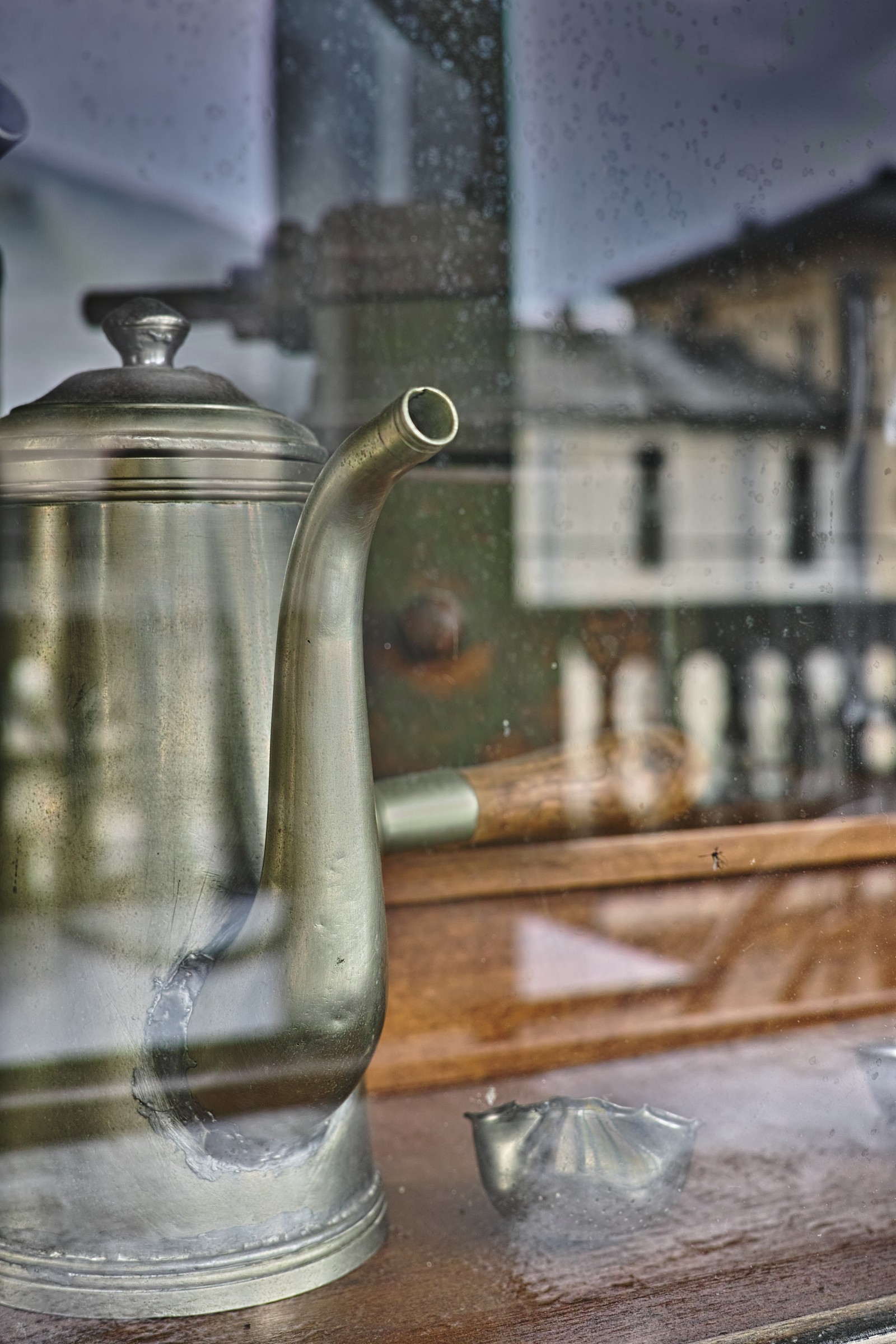 Reflections in carafe ......