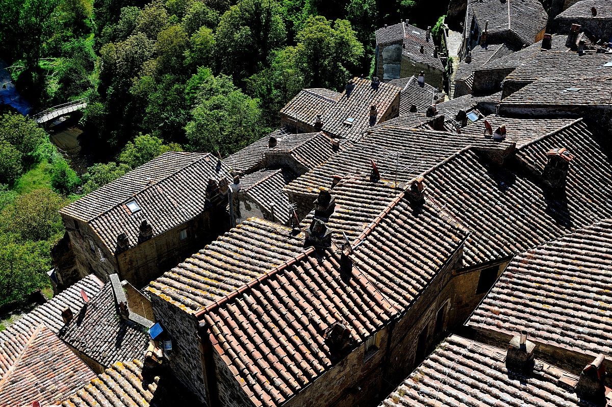 I tetti di Sorano (gr)...