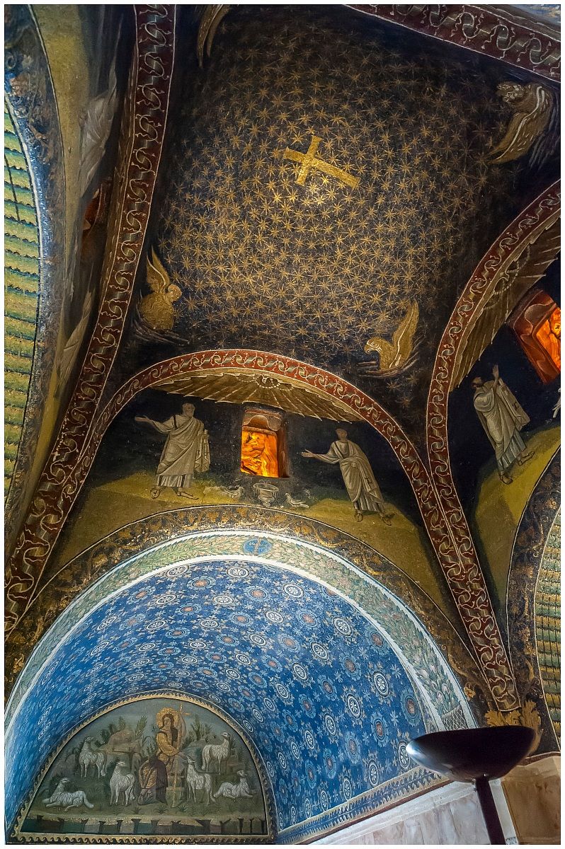 Mausoleum of Galla Placidia, Ravenna (mosaics)...