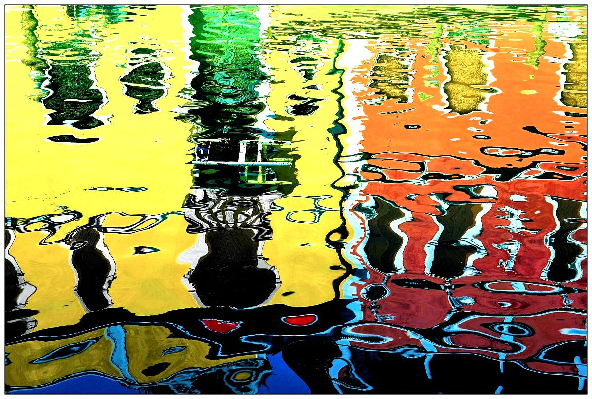 Colors in the water...