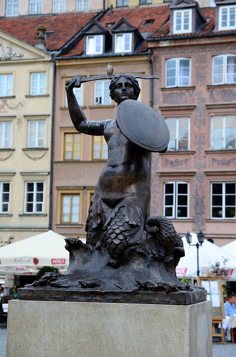 Mermaid, Warsaw...