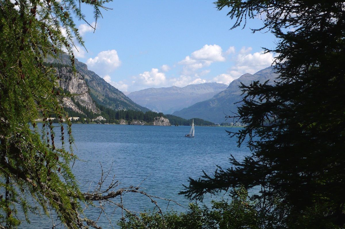 lago del maloja...