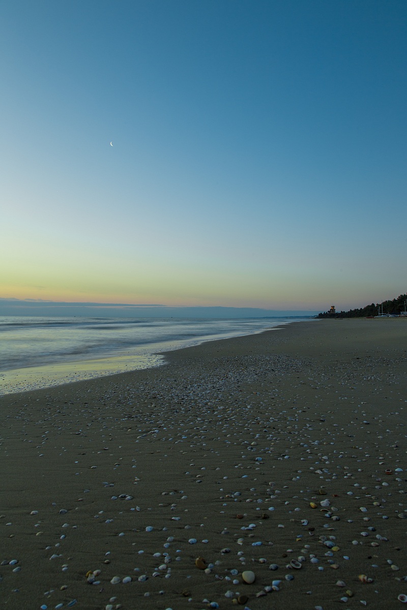 Spiaggia di Pineto poco prima dell'alba- Pineto...