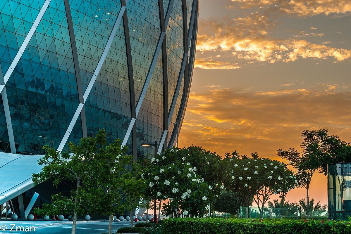 Al quartier generale Dar a Abu Dhabi...