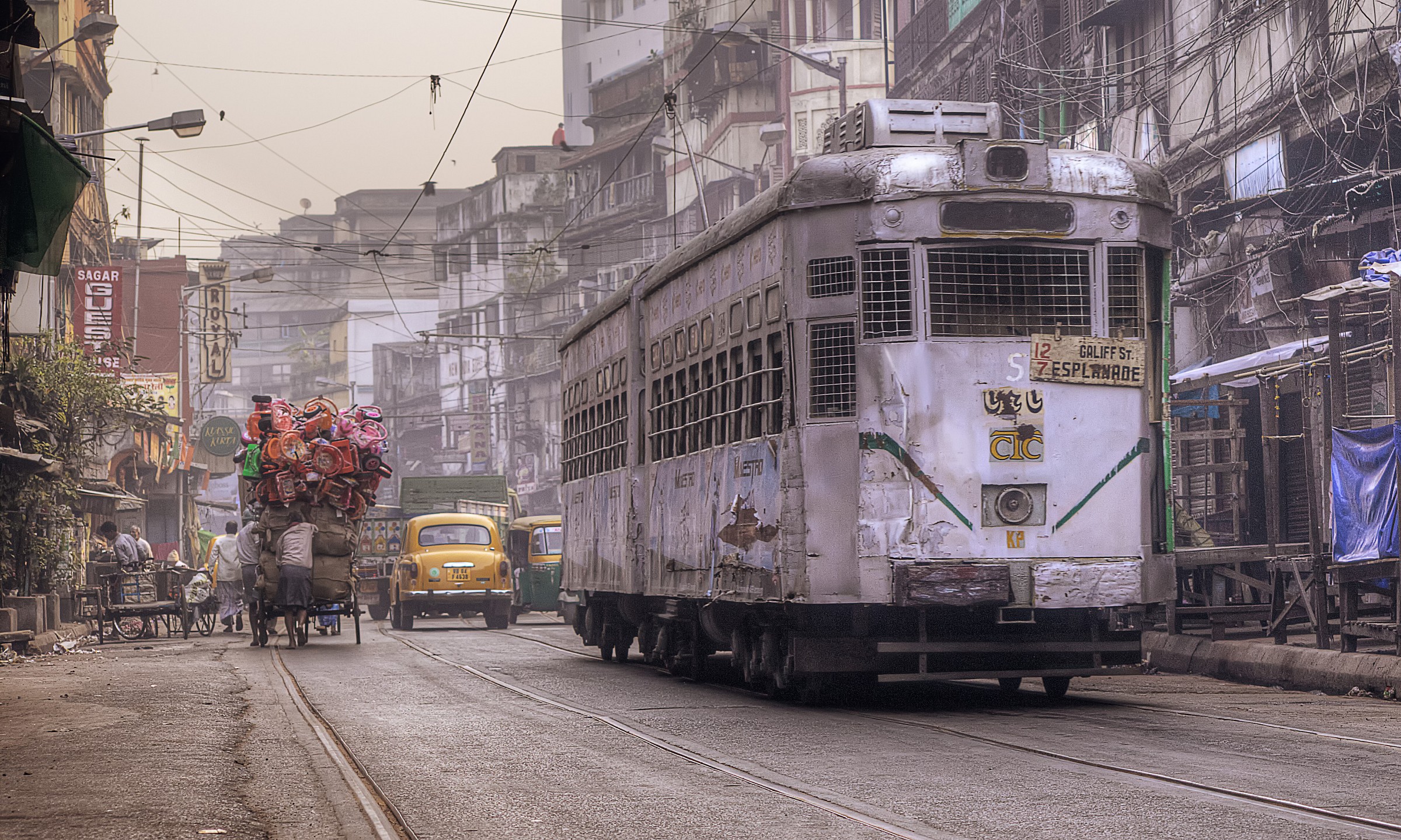 Tram - Morning in Kolkata...