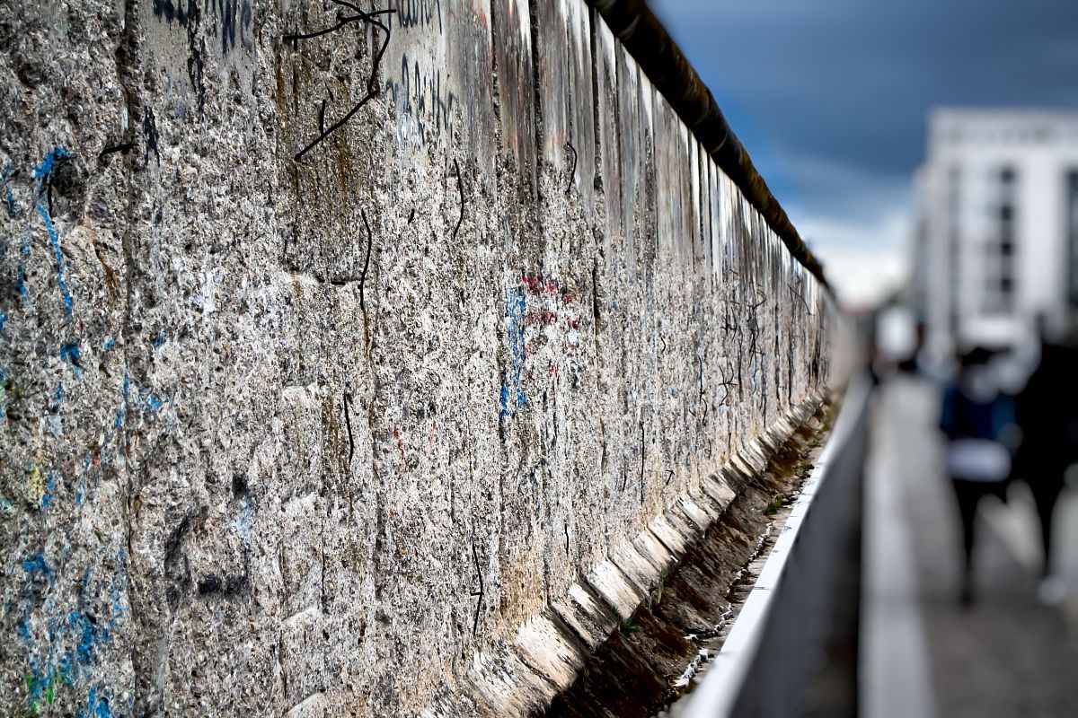 The wall of Berlin...