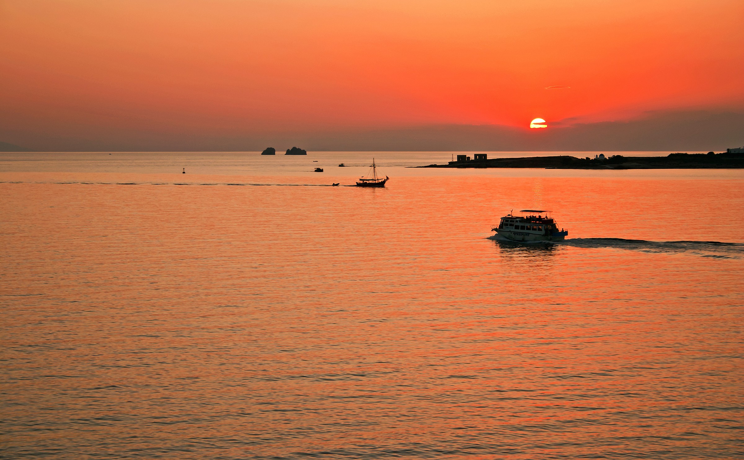 Sunset at Parkia, Paros / Greece...