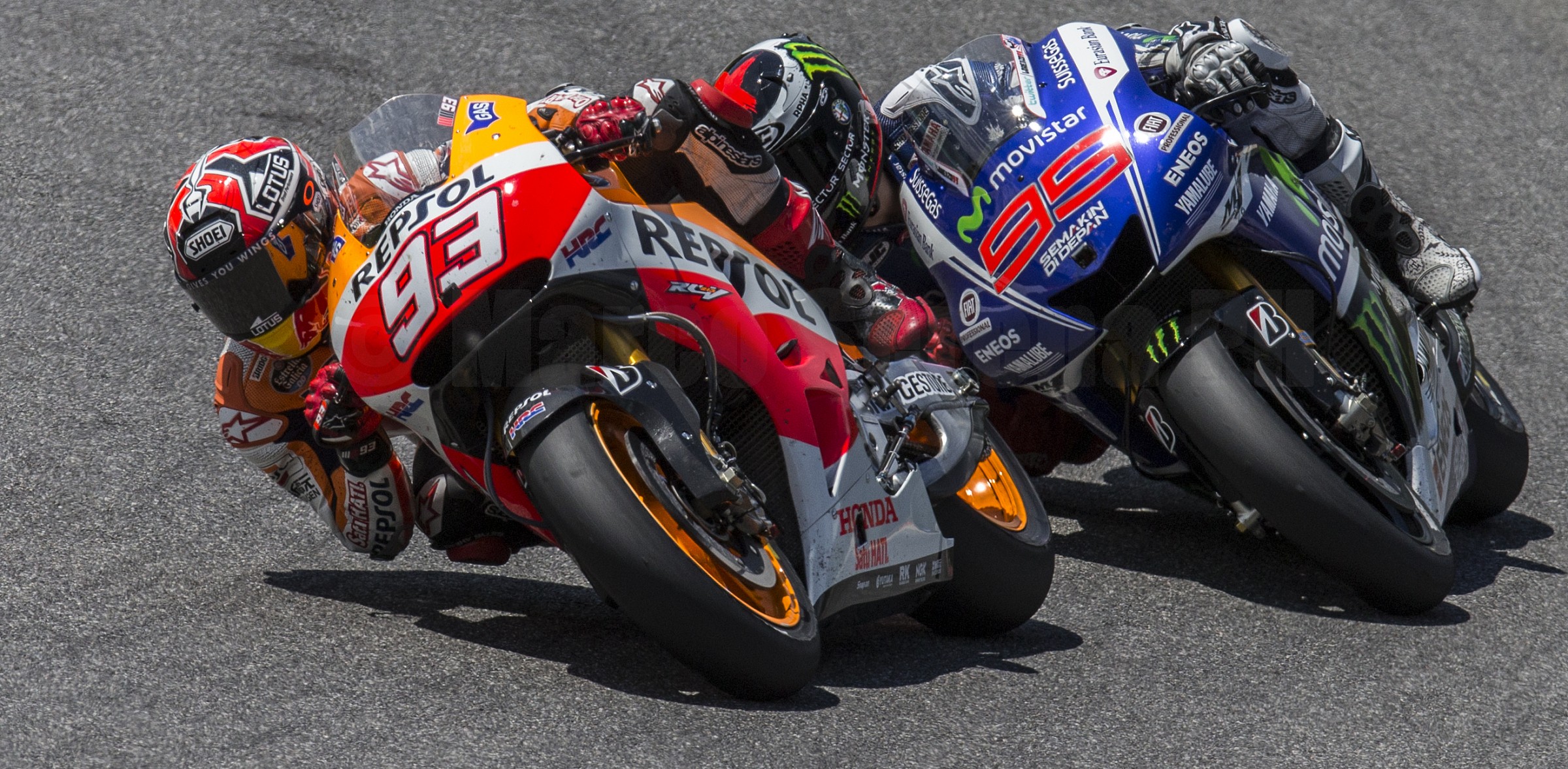 Lorenzo VS Marquez - GP Mugello 2014...