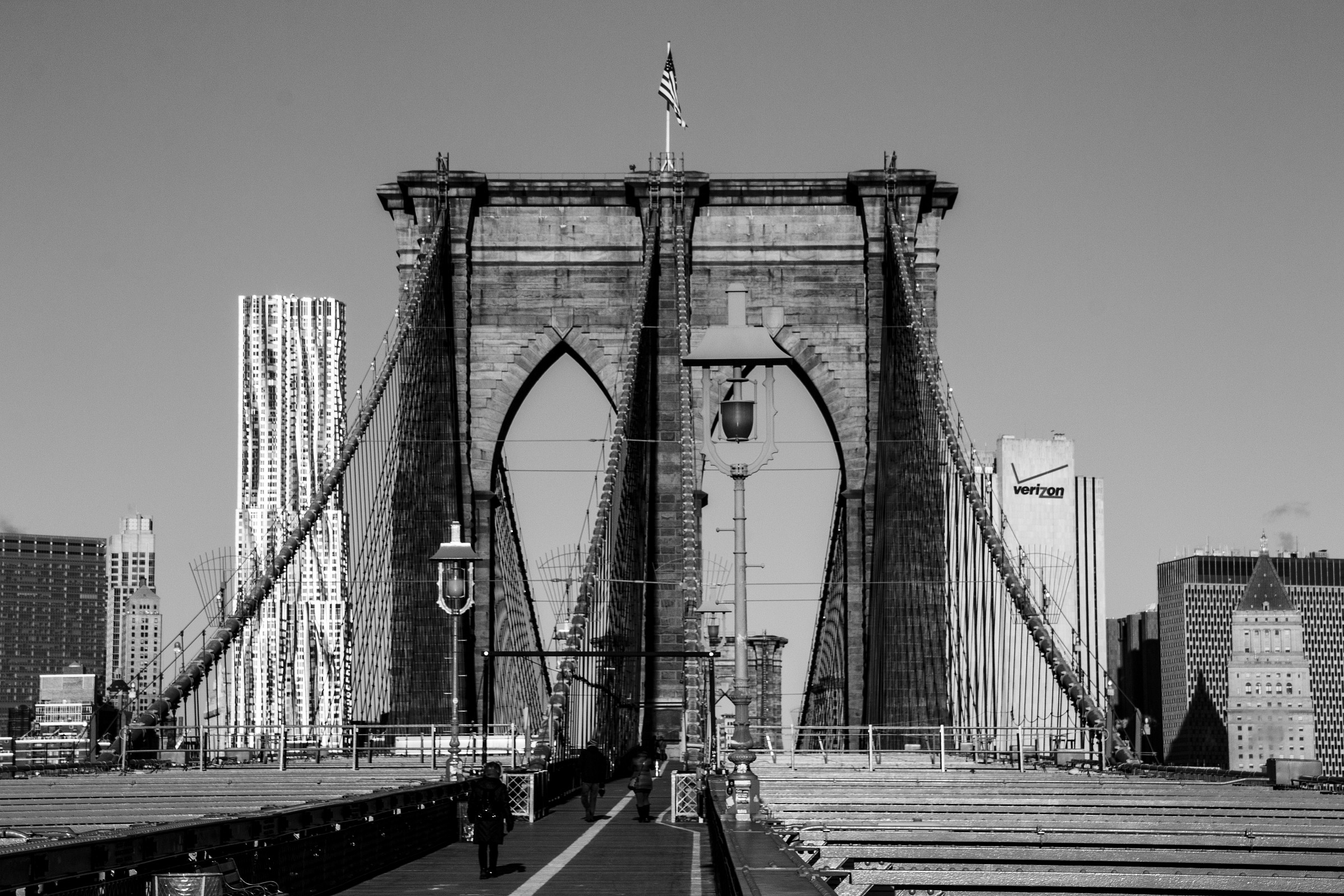 Brooklyn Bridge BW...