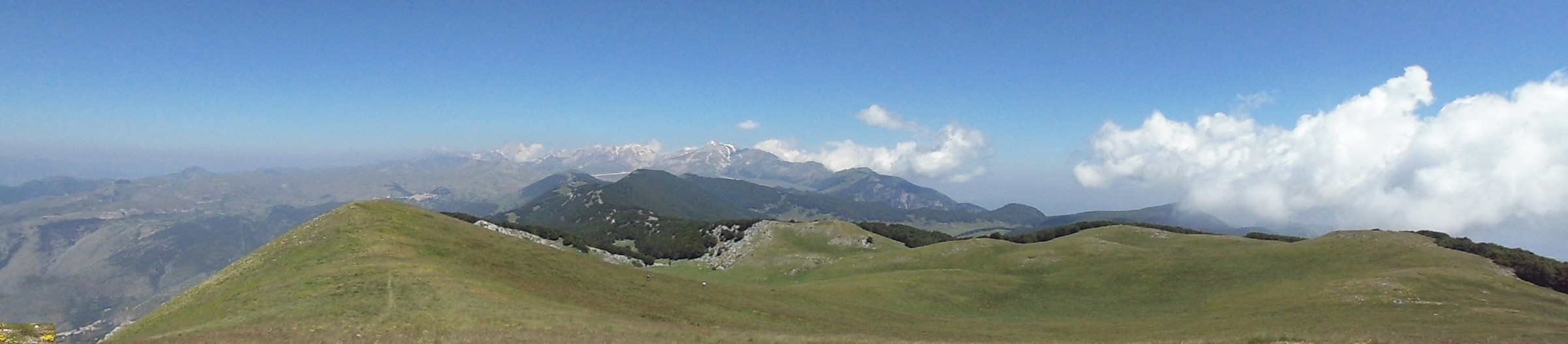 Panorama from Mount Cappucciata...