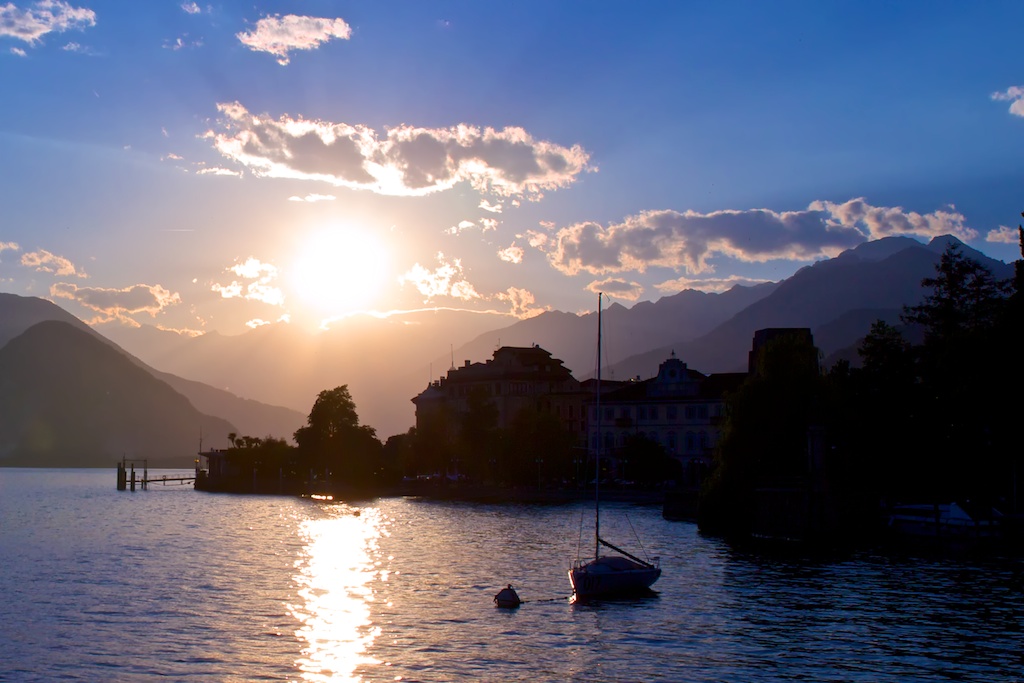 Sunset on the Lake Maggiore 2...