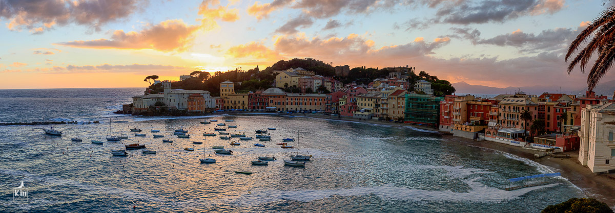 Sestri Levante al tramonto...