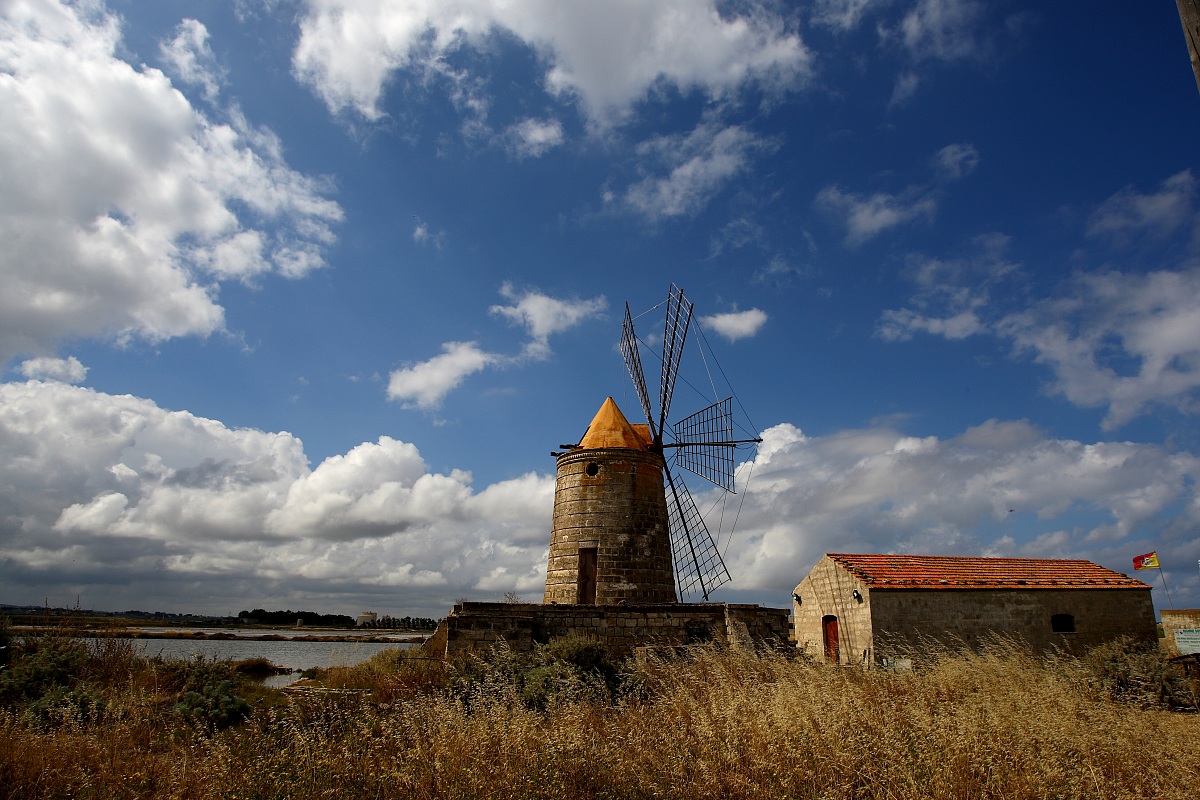 Windmill Saline of Trapani...