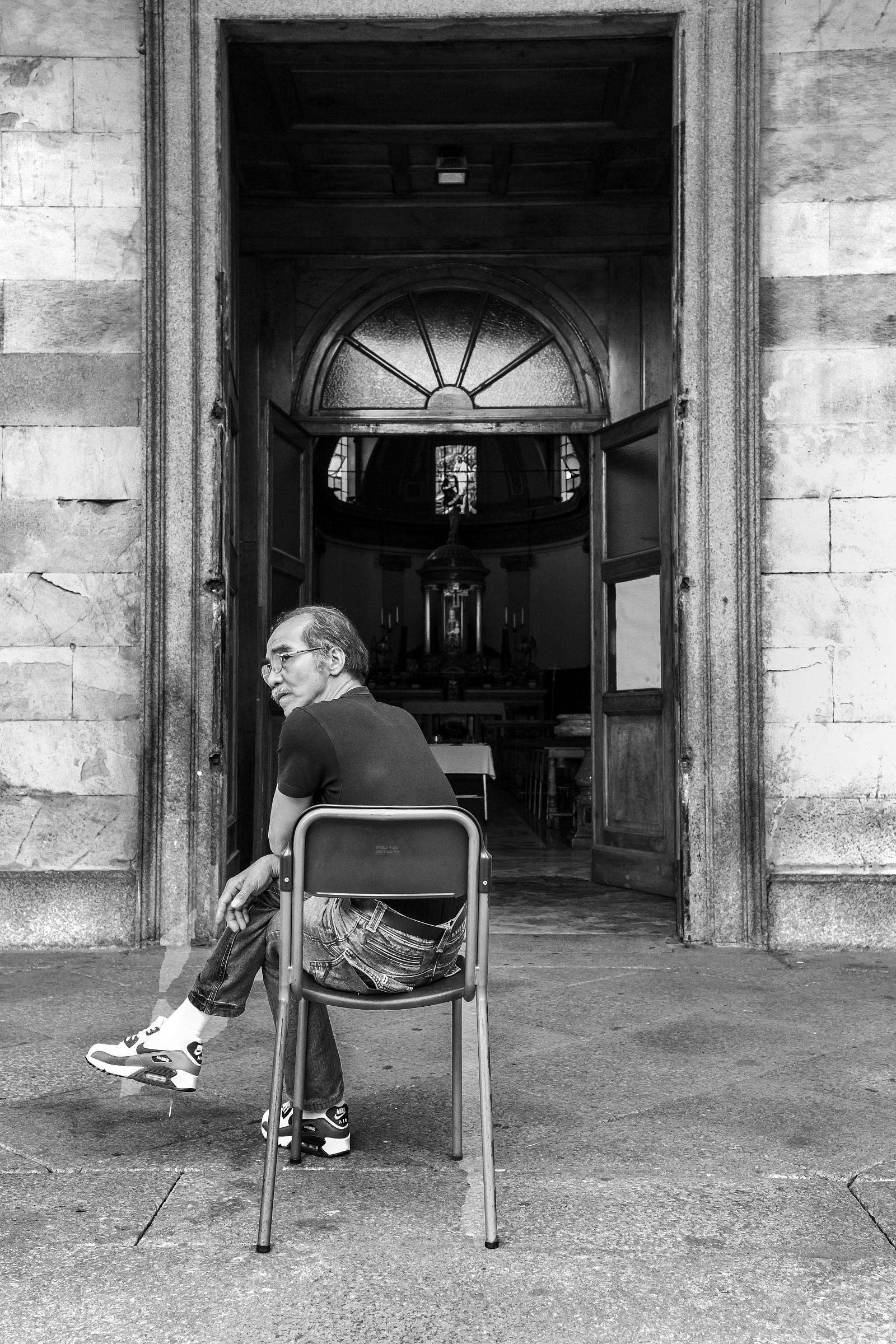 Il guardiano della chiesa...