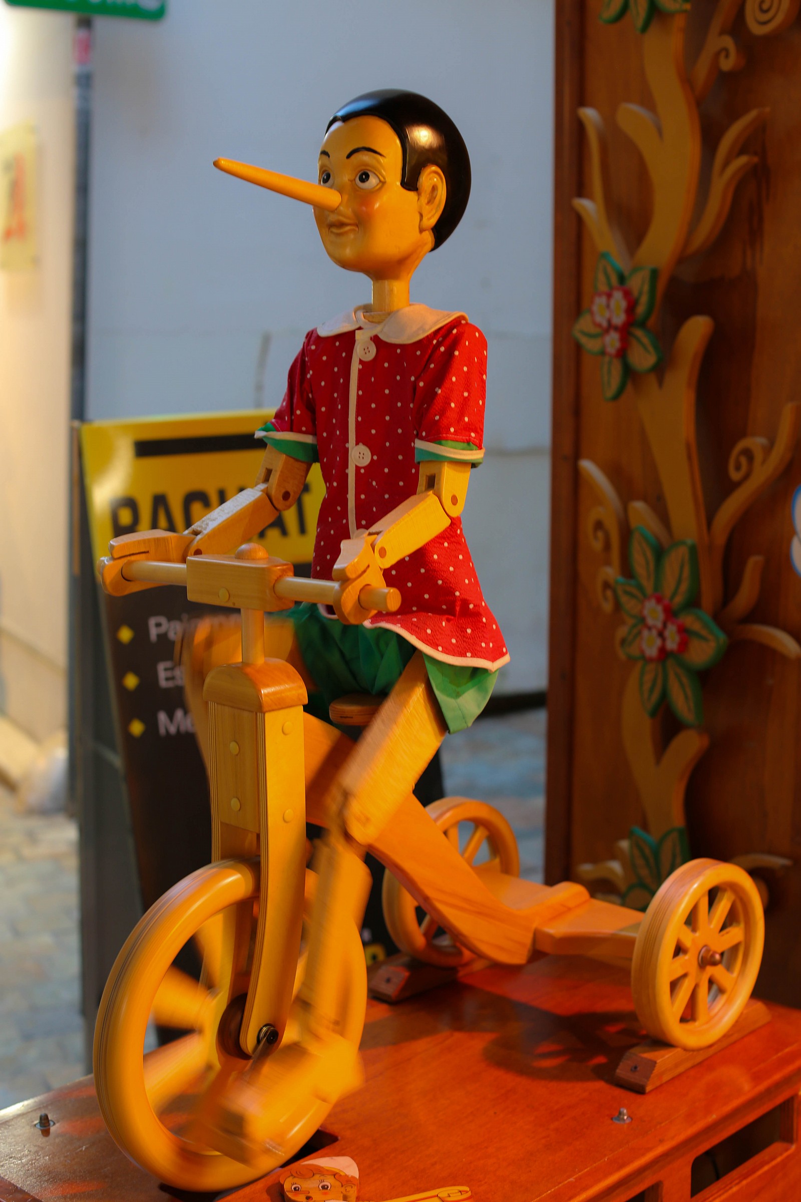 Pinocchio in bici...