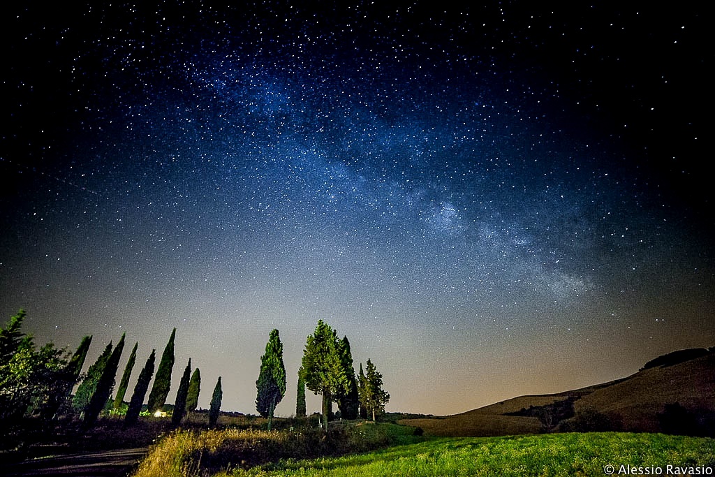 milky way in val d'Orcia...