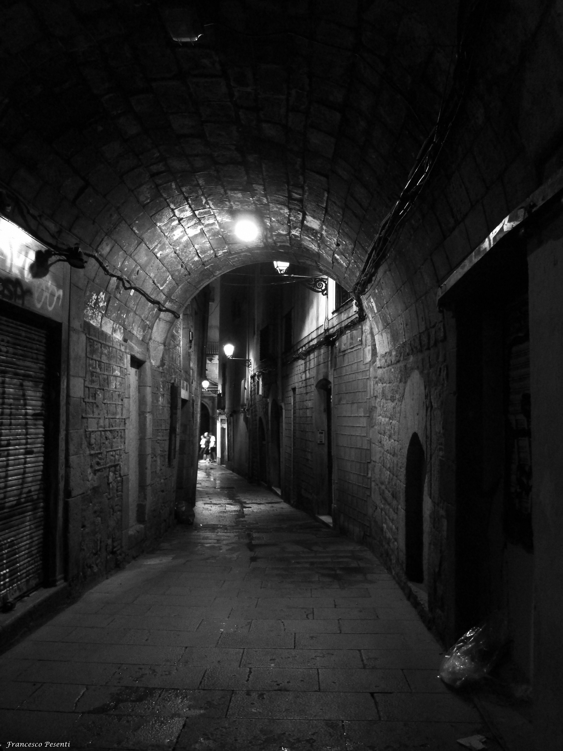 alley in night...