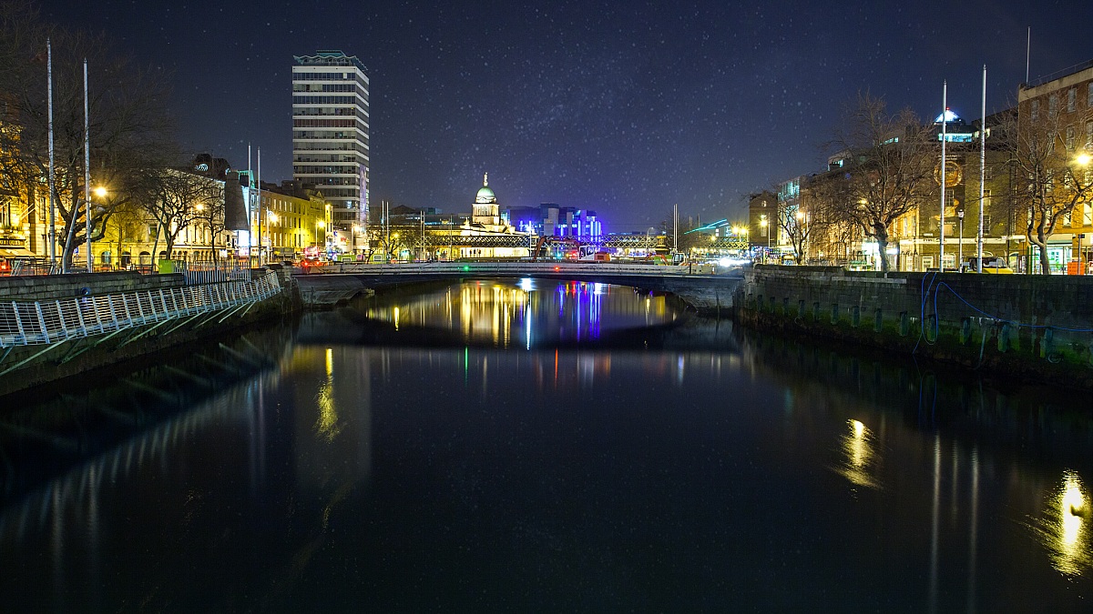 Midnight Sky in Dublin...