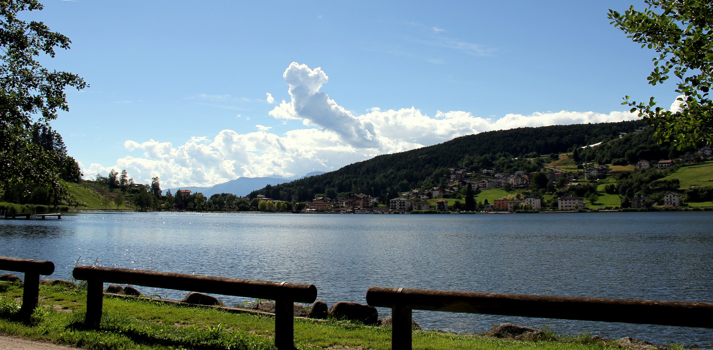 Lago di Pinè in versione estiva...