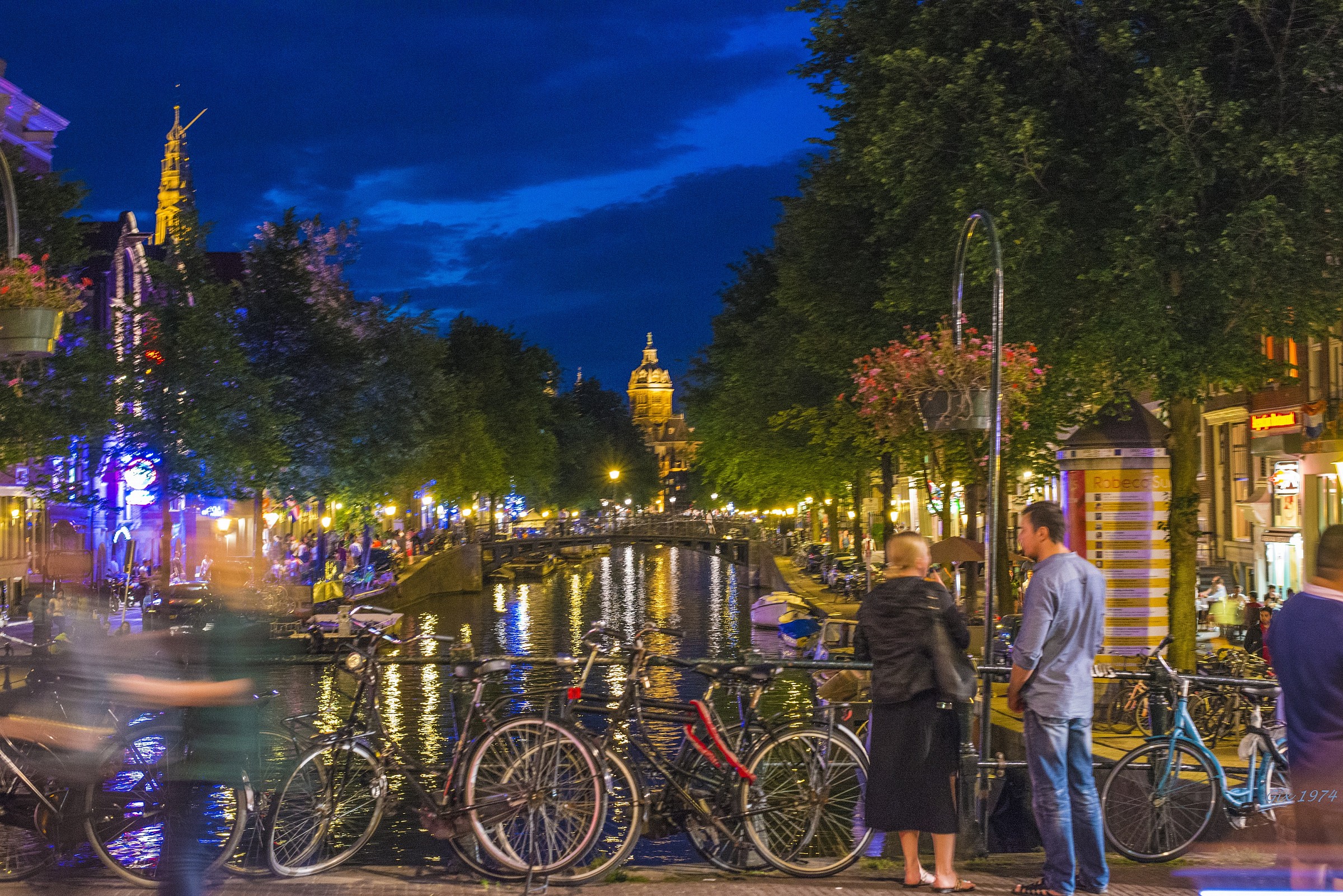 La notte di Amsterdam...