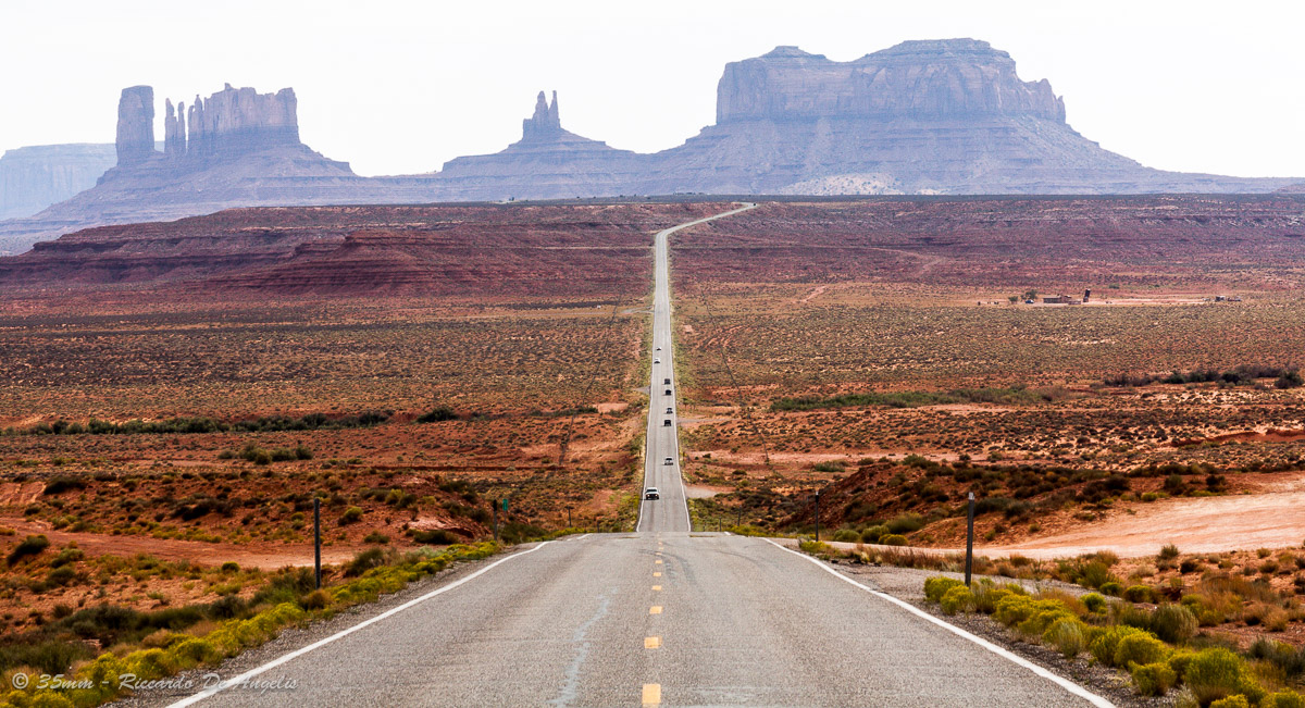 Towards the Monument Valley...