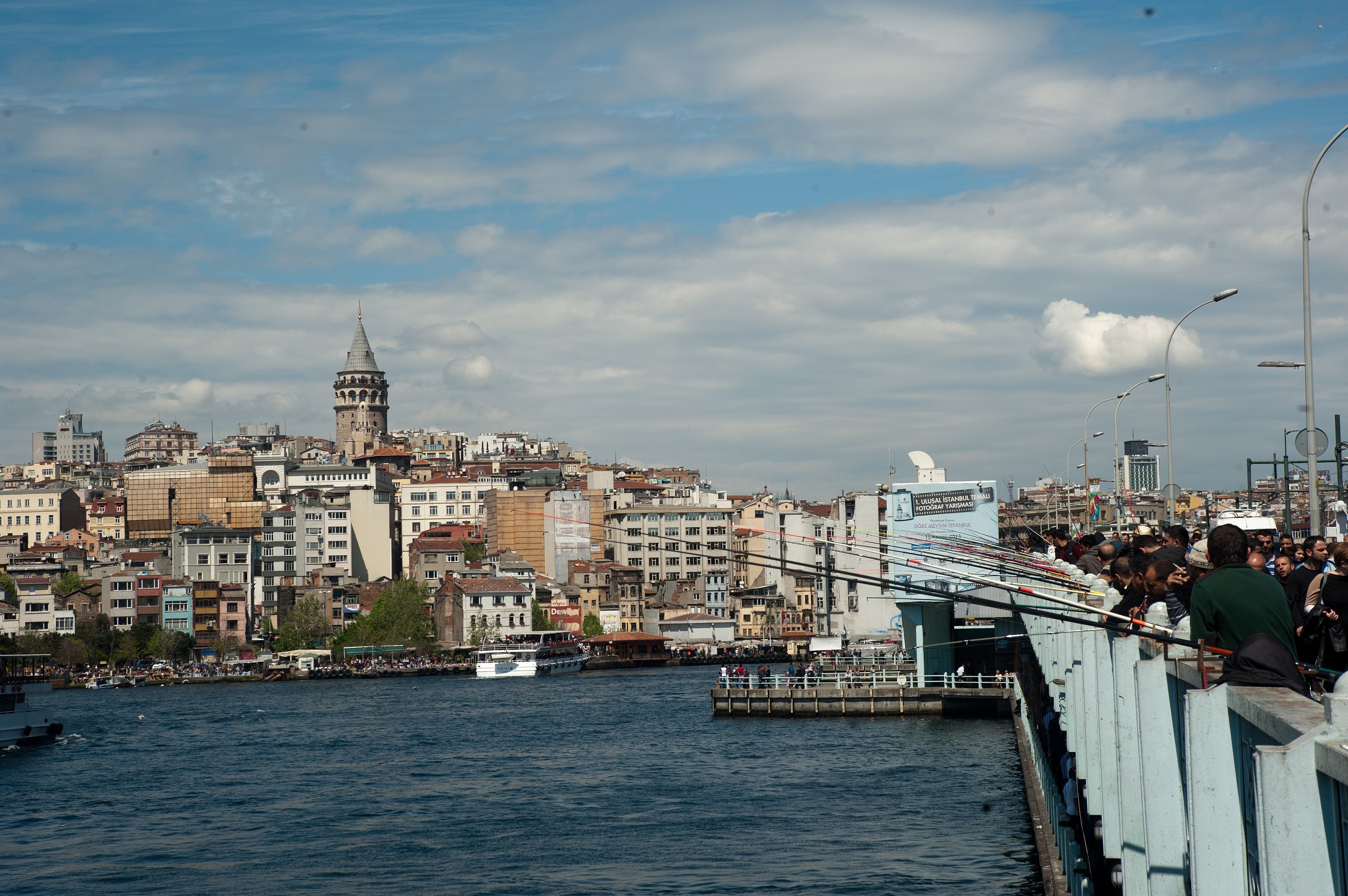 The hill of Galata tower...