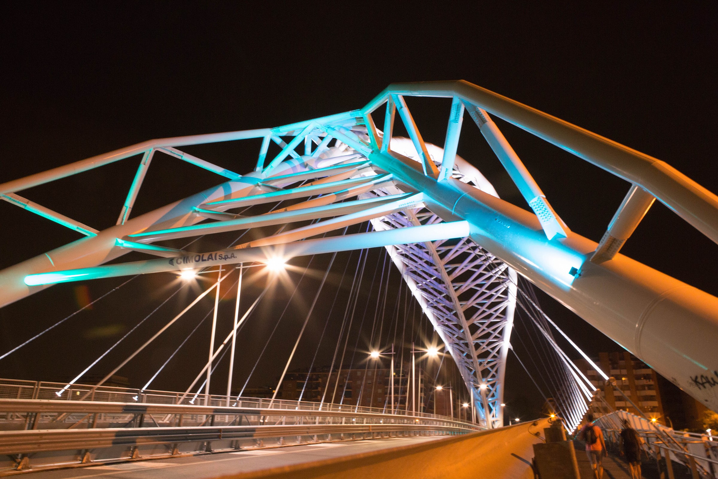 Ponte ostiense by night 1 Roma...