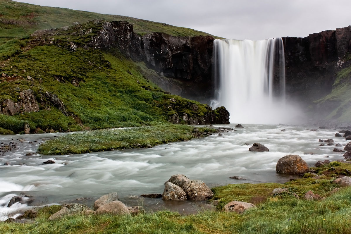 Gufufoss waterfalls, Iceland...