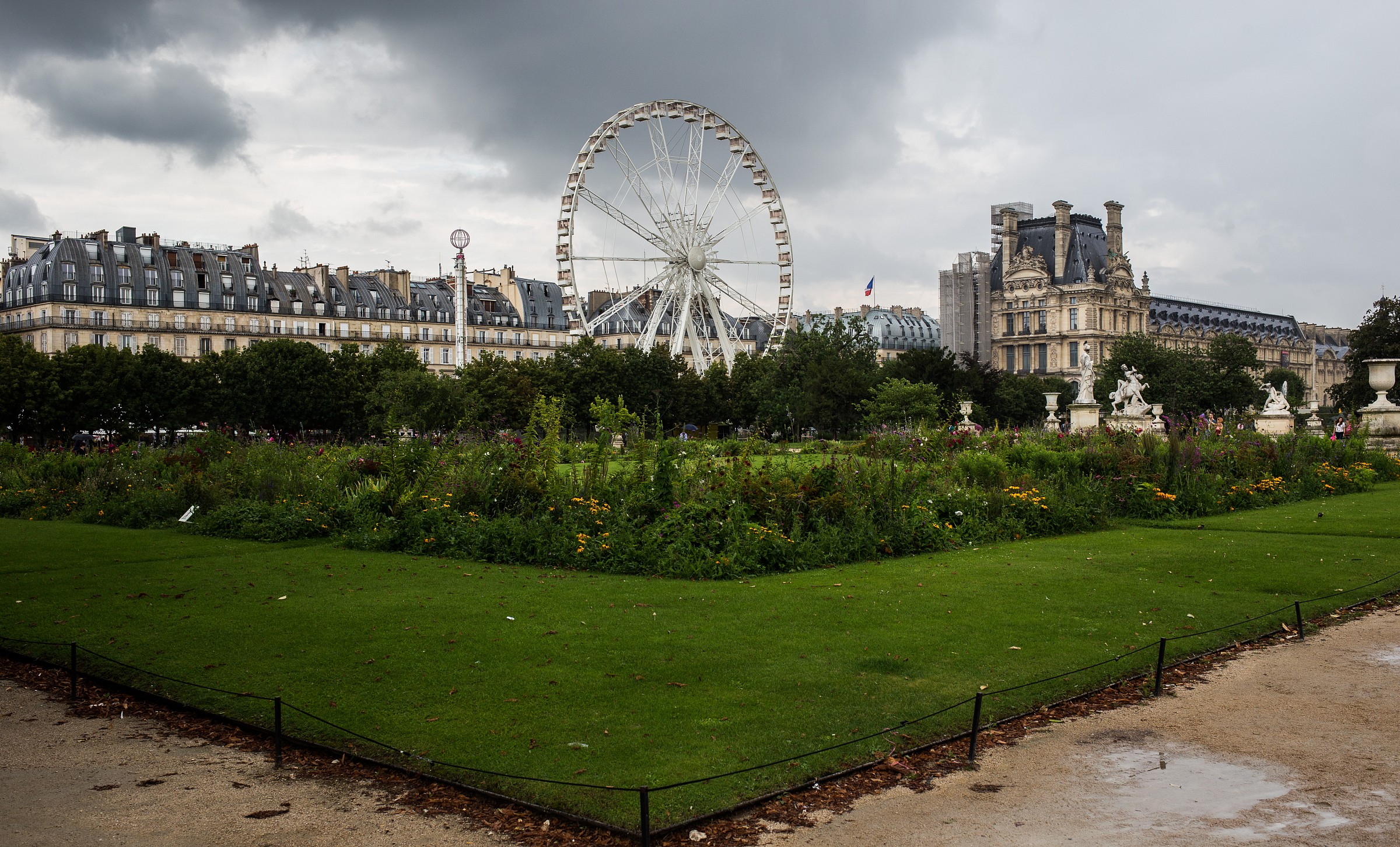 Jardin des Tuileries - Paris in the Rain...