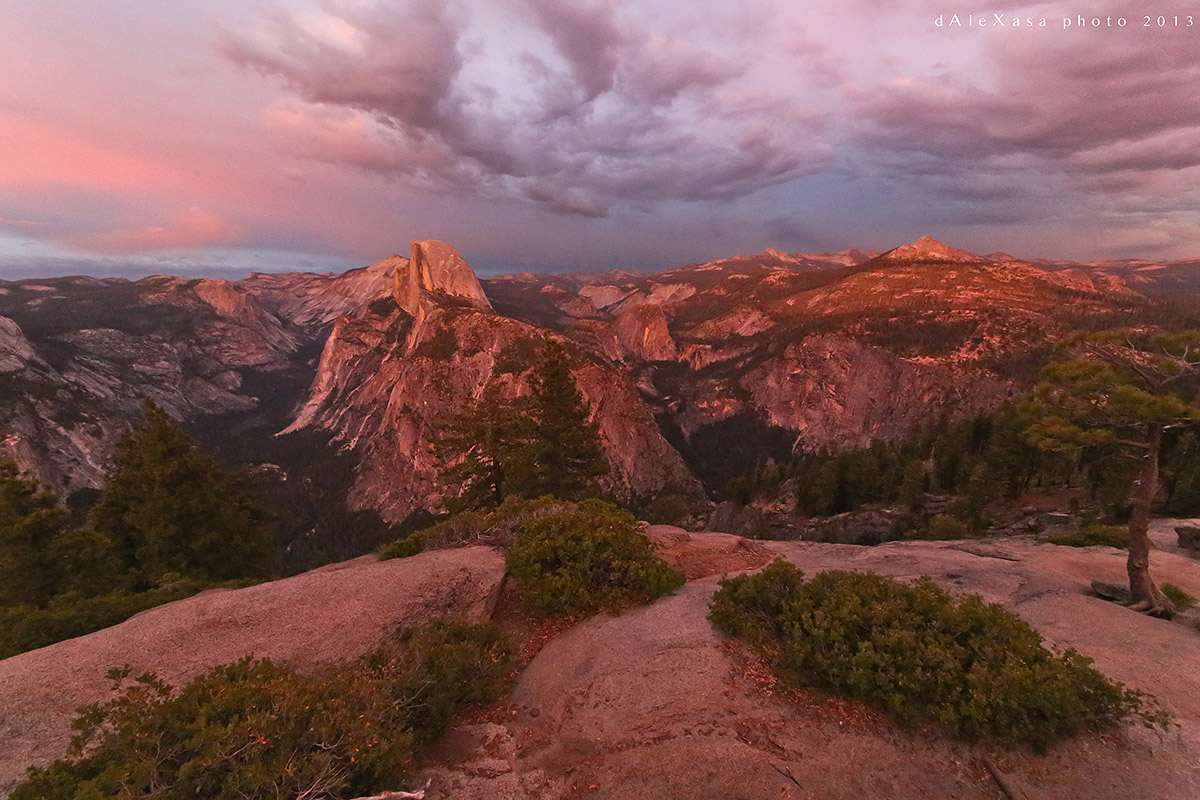 Yosemite at sunset...