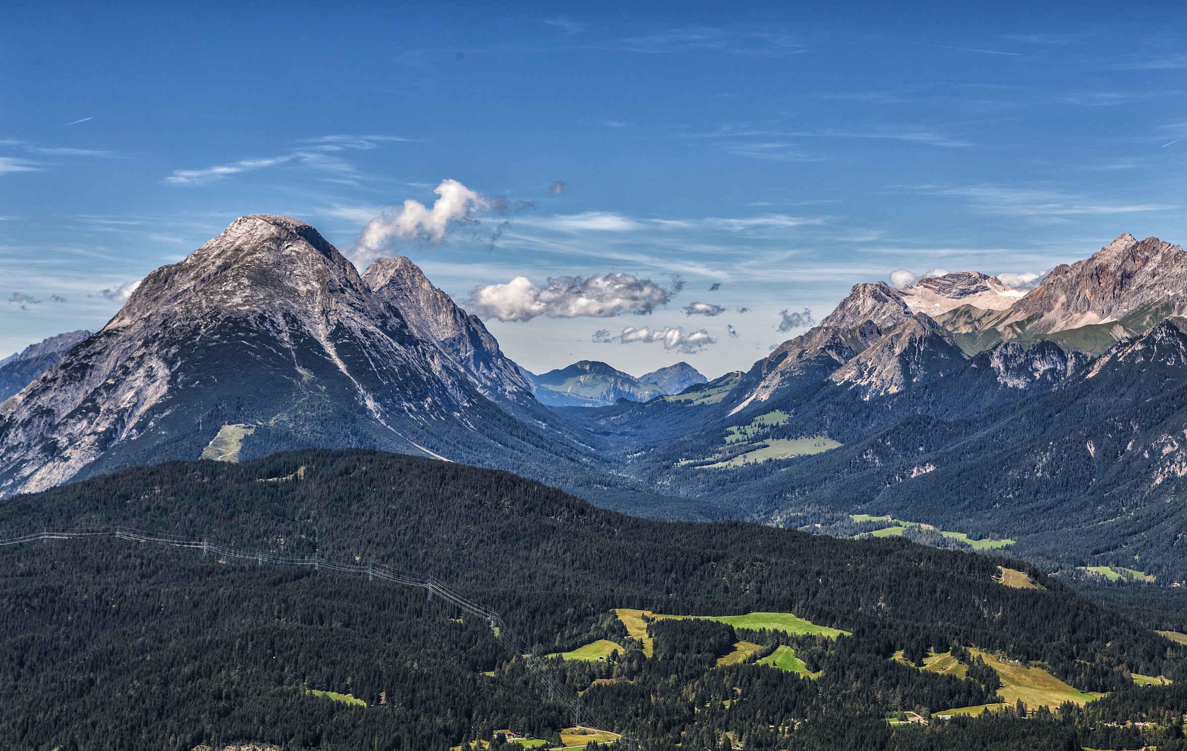 View from the refuge Rosshutte (Austria)...
