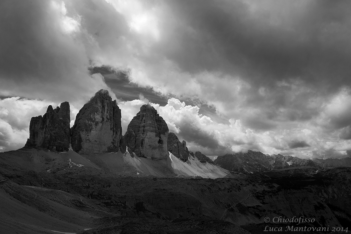 The Three Peaks in BW...